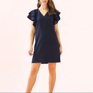 Lilly Pulitzer Kathie shift dress navy size 6